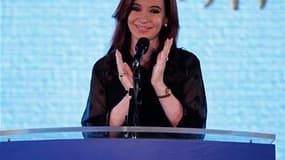 La présidente sortante Cristina Fernandez a été confortablement réélue dimanche en Argentine, portée par les succès de sa politique économique, son caractère bien trempé et la compassion que lui a attiré la mort de son mari. /Photo prise le 23 octobre 201