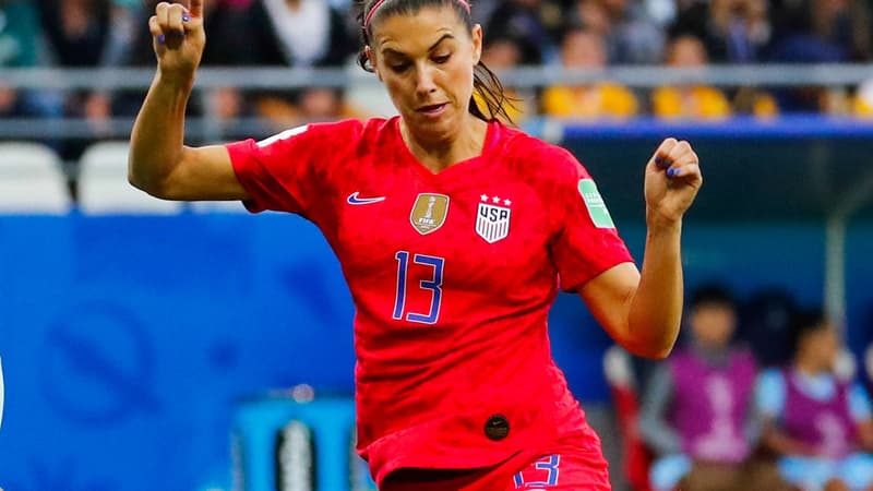 Alex Morgan, titulaire en attaque