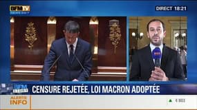 Loi Macron: la motion de censure a été rejetée par l'Assemblée nationale