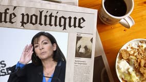 La candidate socialiste à la mairie de Paris Anne Hidalgo