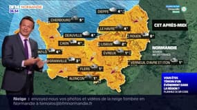  Météo Normandie: de la neige et des pluies verglaçantes ce mercredi, 4°C au Havre et 0°C à Rouen, 