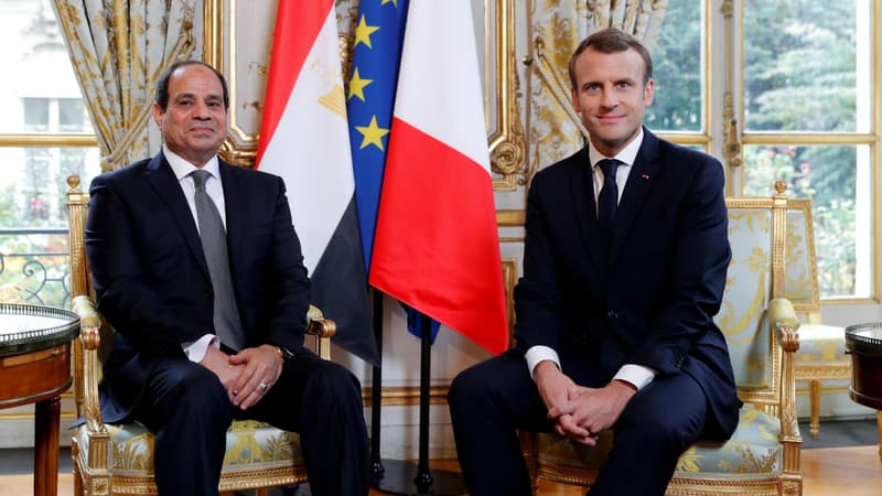 Abdel Fattah Sissi et Emmanuel Macron