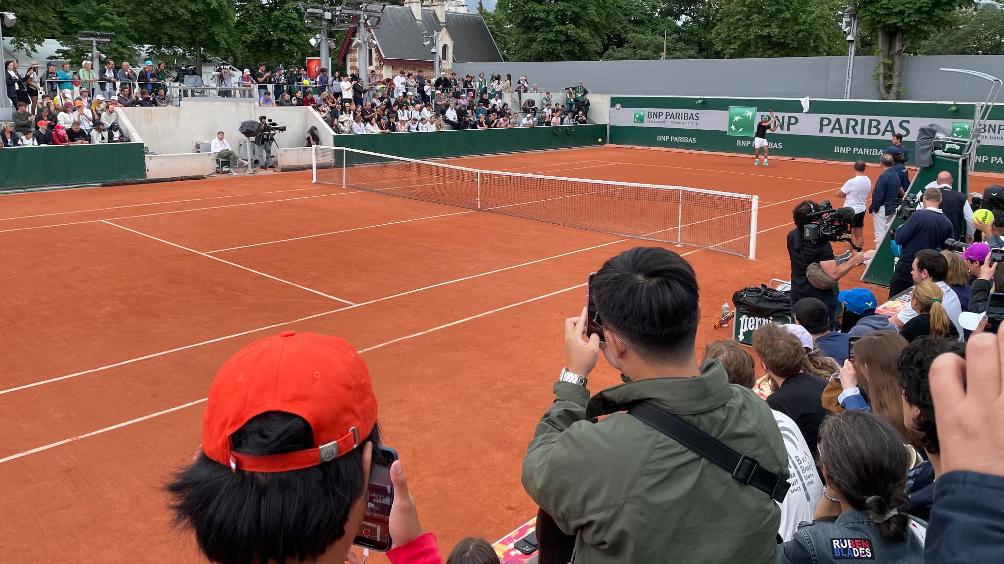 Rafael Nadal à l'entraînement à Roland-Garros, le 27 mai 2024.