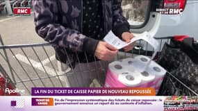 La fin du ticket de caisse papier de nouveau repoussée 