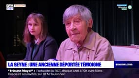 Var: Ginette Kolinka, rescapée de la Shoah, témoigne devant des collégiens et lycéens