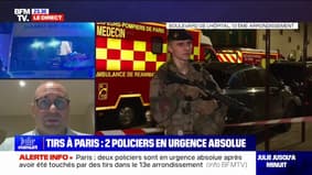 Paris: les deux policiers blessés dans un commissariat du 13ème arrondissement de Paris sont en urgence absolue, le tireur neutralisé