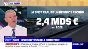 La SNCF réalise un bénéfice record et finit l'année dans le vert