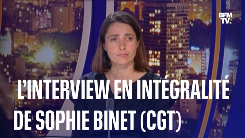 L'interview en intégralité de Sophie Binet (CGT)