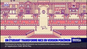 Nice: un étudiant recrée la ville en version Pokémon