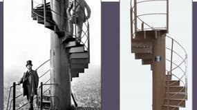 Le tronçon d'un escalier de la Tour Eiffel vendu aux enchères