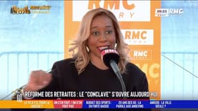Début du "conclave" sur la réforme des retraites : "64 ans, c'est vraiment un minimum", affirme Joëlle Dago-Serry