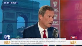 Nicolas Dupont-Aignan: "Je les appelle à garder la pression forte."