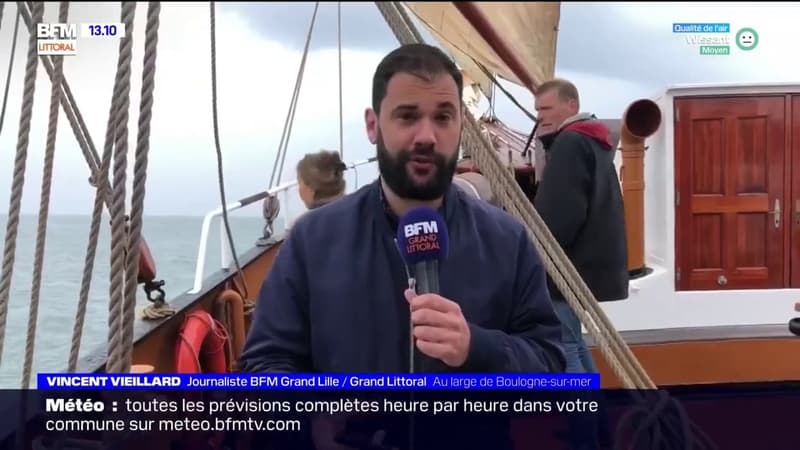 Fête de la Mer: dernier voyage en mer pour les navires avant la grande parade des bateaux à Boulogne-sur-Mer