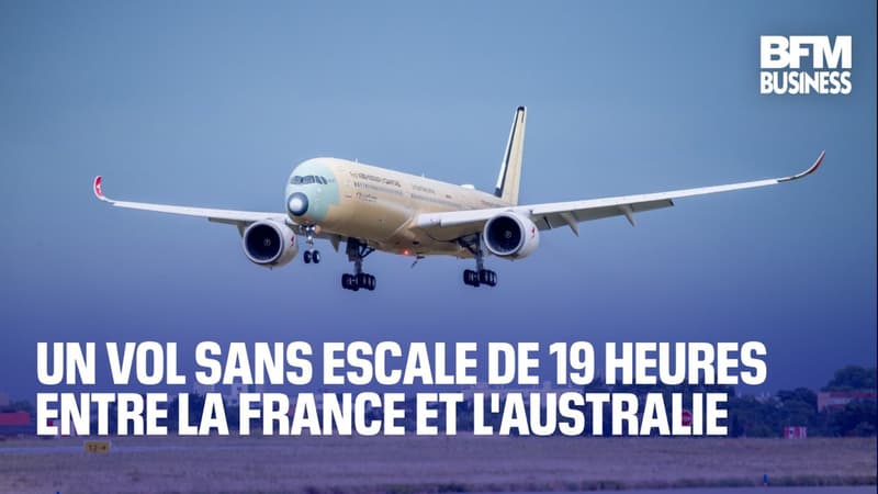 Un vol sans escale de 19 heures entre la France et l'Australie