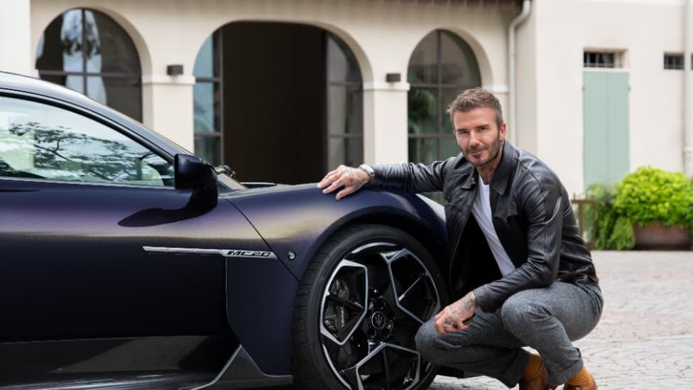 Maserati presenta la sua prima collezione di auto con David Beckham
