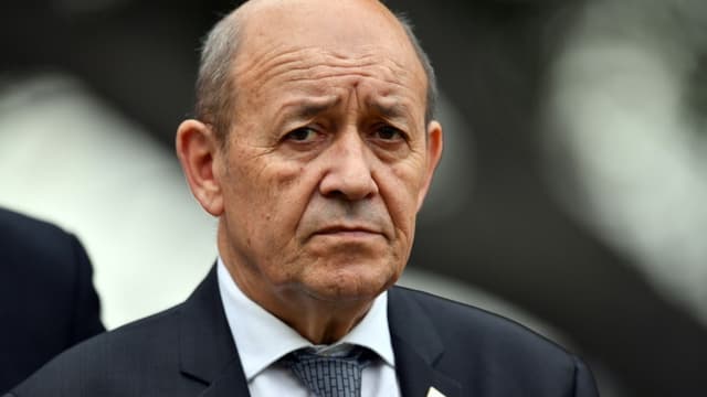 Jean-Yves Le Drian à Sydney le 2 mai 2018