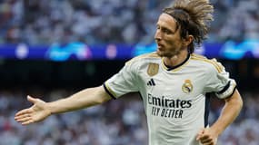 Luka Modric avec le Real Madrid en Ligue des champions, le 20 septembre 2023.
