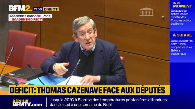 Dérapage du déficit: Charles de Courson s'agace lors de l'audition de Thomas Cazenave à l'Assemblée