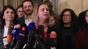 Mathilde Panot, le 4 décembre 2024,  l'Assemblée nationale