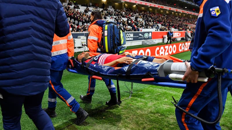 Lille-Troyes ; Adam Ounas quitte la pelouse du stade Pierre-Mauroy