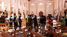 L'église Saint-Sébastien de Negombo visée par une explosion lors de la messe de Pâques, le 21 avril 2019
