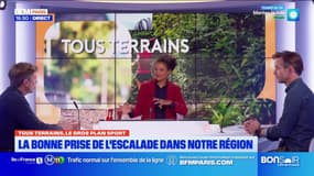 Tous terrains du lundi 14 octobre - La bonne prise de l'escalade dans notre région
