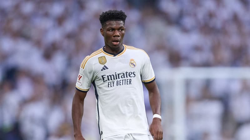 Le joueur du Real Madrid Aurélien Tchouaméni