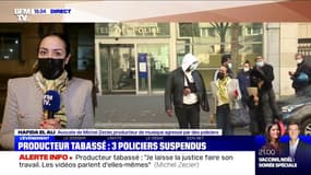 Pour l'avocate du producteur Michel Zecler, son client a subi des "violences avec armes"