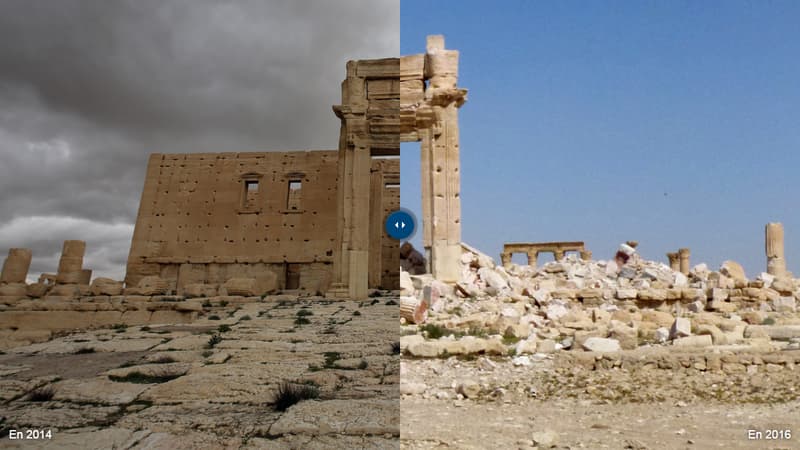 Palmyre, avant et après le contrôle de Daesh