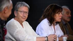 Martine Froger et Carole Delga dans l'Ariège le 30 mars 2023