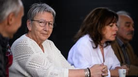 Martine Froger et Carole Delga dans l'Ariège le 30 mars 2023