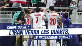 Coupe d'Asie : L'Iran souffre mais se qualifie face à la Syrie, le programme des quarts