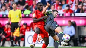 Dayot Upamecano lors de Bayern-Wolfsburg (2-0, Bundesliga), le 12 mai 2024