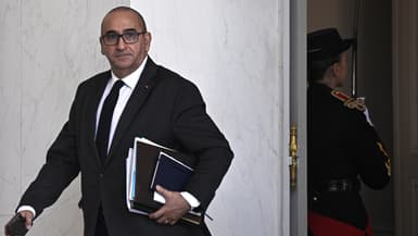 Le ministre de l'Intérieur Laurent Nunez à l'Élysée, à Paris, le 14 octobre 2025.