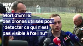 Le point presse des enquêteurs après la découverte des ossements du petit Émile 