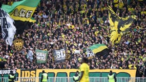 Les supporters nantais de la Brigade Loire face à Nice le 20 octobre 2024