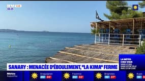 Var: menacée d'éboulement, "La Kima" ferme jusqu'à nouvel ordre à Sanary-sur-Mer