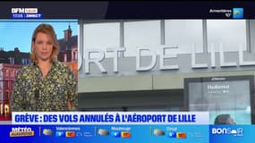 Grève dans la fonction publique: des vols annulés à l'aéroport de Lille