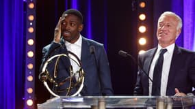 Ousmane Dembélé lors des Trophées UNFP.