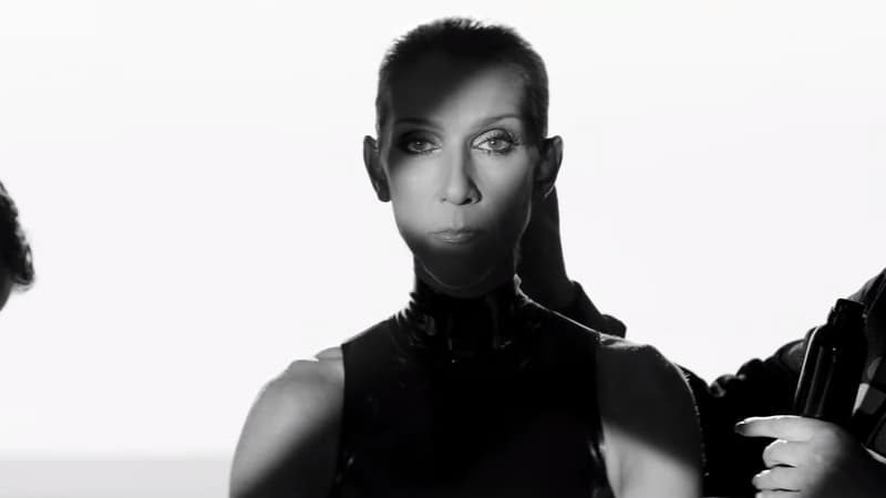 Céline Dion dans le clip de "Courage"