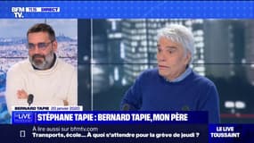 Stéphane Tapie à propos de son père: "Il a fini par croire que son cancer aussi, il allait le battre"