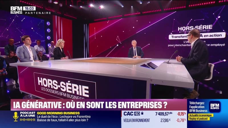 Hors-Série Les Dossiers BFM Business : Transformation IA en action, l'IA générative pour réenchanter l'expérience employé - Samedi 14 septembre