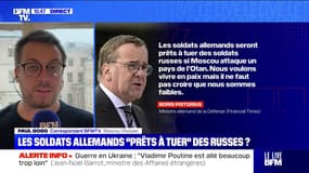 Le ministre allemand de la Défense indique que les soldats allemands "seront prêts à tuer des soldats russes si Moscou attaque un pays de l'Otan"