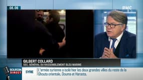 Propos racistes d'un cadre du FN: "C'est inacceptable, il doit être viré", estime Gilbert Collard