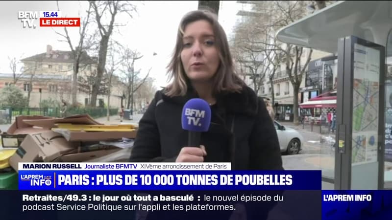 Grève des éboueurs: le cap des 10.000 tonnes de déchets non-ramassés atteint à Paris
