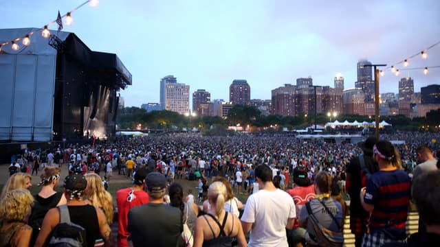 Lors du festival Lollapalooza, à Chicago, le 29 juillet 2016.