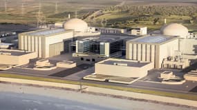 Maquette du futur complexe nucléaire d'Hinkley Point au Royaume-Uni. (photo d'illustration)