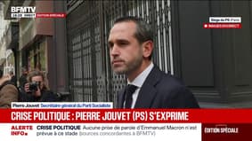 Crise politique: "Le socle commun a implosé", affirme Pierre Jouvet, secrétaire général du Parti Socialiste