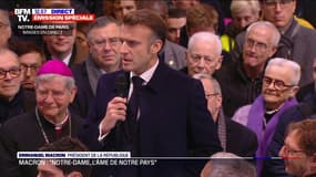 "Il a été le visage et la voix du chantier": depuis Notre-Dame, Emmanuel Macron rend hommage au général Georgelin