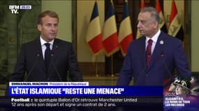 Depuis Bagdad, Emmanuel Macron appelle à "ne pas baisser la garde" face à l'État islamique